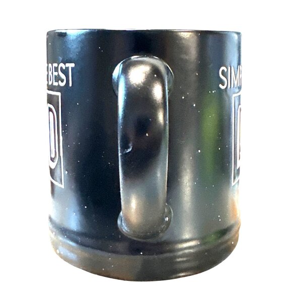 Sheffield Home Black Ceramic Coffee Mug Simply The Best Dad Ever Father Day Gift - Picture 5 of 7